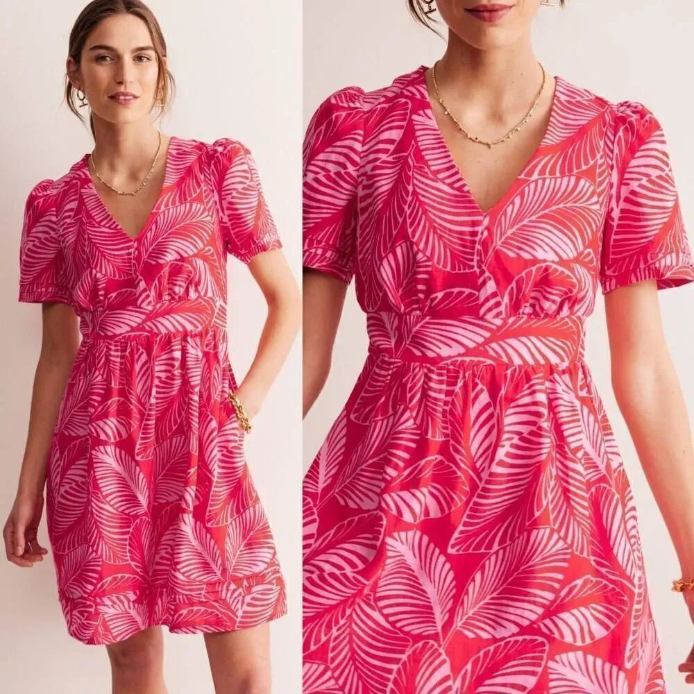 Boden Eve Linen Short Dress US 8 $160